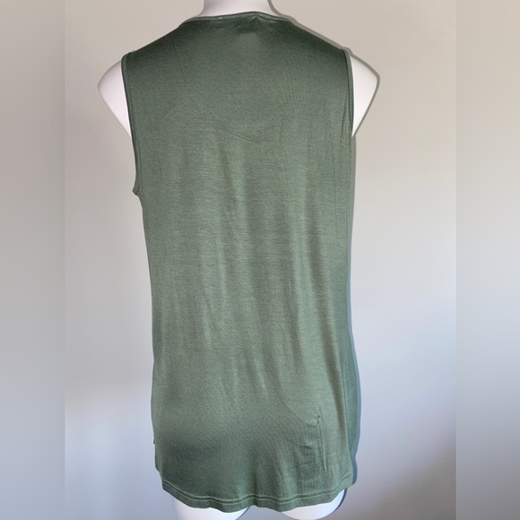 Celestial Blue camo sequin tank top in size L - Picture 4 of 6